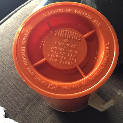 Vintage King Seely Thermos Model 7202 Pint