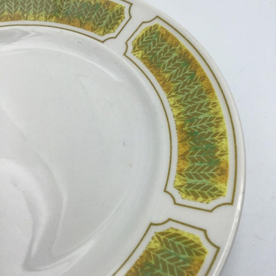 6 Franciscan White Stoneware Hawaii Pattern
