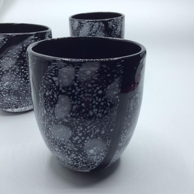 Confetti Stemless Artisan Wine Glass