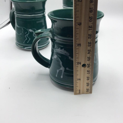 Studio Art Pottery Horse Mug signed Katz
