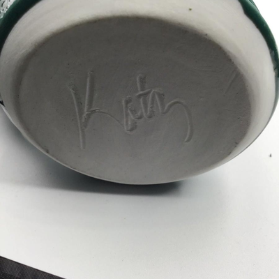 Studio Art Pottery Horse Mug signed Katz