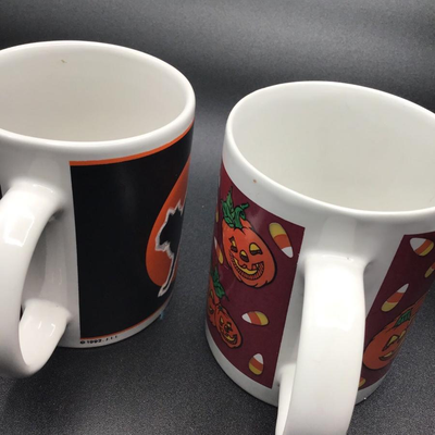 Vintage Halloween Mugs