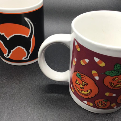 Vintage Halloween Mugs