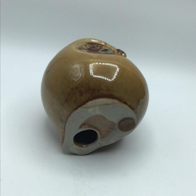 Chubby Ceramic Owl Round Ball Figurine