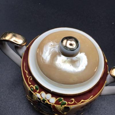 Satsuma Porcelain Cream & Sugar