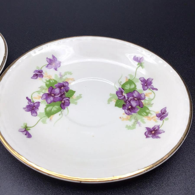 HOMER LAUGHLIN Eggshell Georgian Saucers