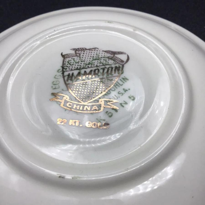 HOMER LAUGHLIN Eggshell Georgian Saucers
