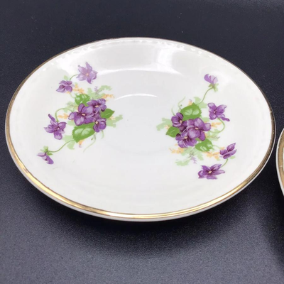 HOMER LAUGHLIN Eggshell Georgian Saucers
