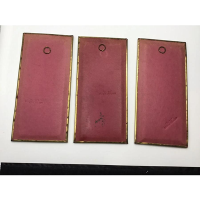 Vintage Elpec England Brass Relief Wall Plaque Panels 