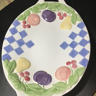 Treasure Craft Handled Serving Platter