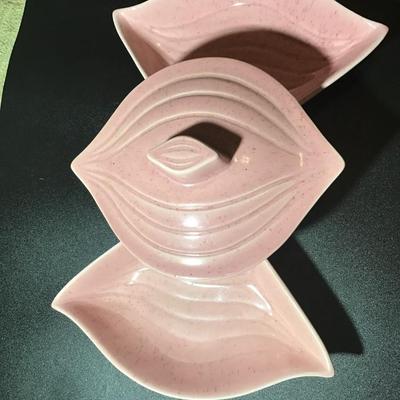 Hull Pottery Lazy Susan Set - READ