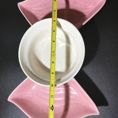 Hull Pottery Lazy Susan Set - READ