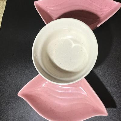 Hull Pottery Lazy Susan Set - READ