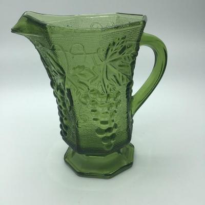 Anchor Hocking Green Juice Pitcher