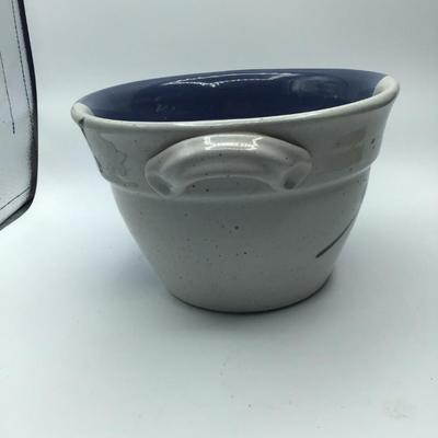 Studio Art Pottery Signed Follette Bowl with Handles