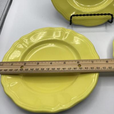 Lemon Ironstone Salad Plates