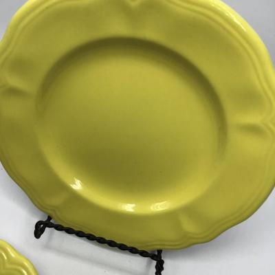 Lemon Ironstone Salad Plates