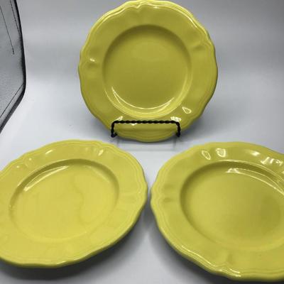 Lemon Ironstone Salad Plates