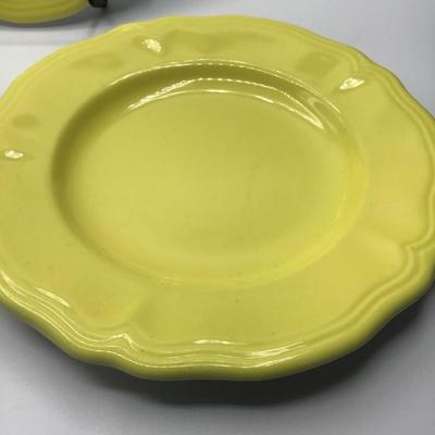 Lemon Ironstone Salad Plates