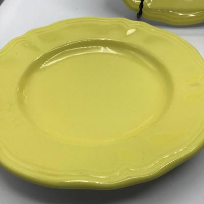Lemon Ironstone Salad Plates