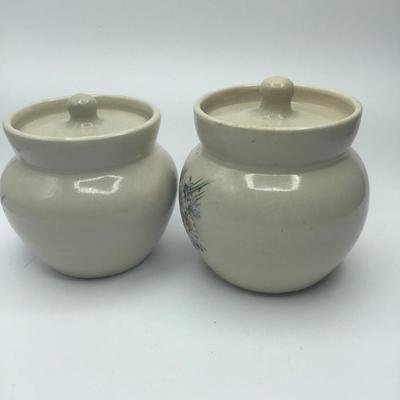 Casey Pottery "Daisy" Cannisters