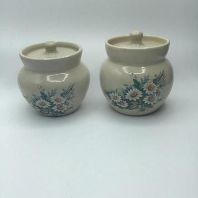 Casey Pottery "Daisy" Cannisters