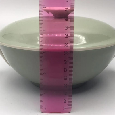 POOLE POTTERY TWINTONE COVERED CASSEROLE BOWL