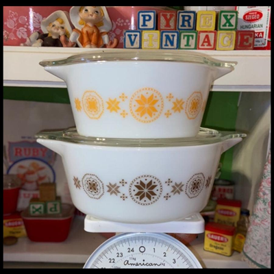 Pyrex 474 and 475 Town and Country