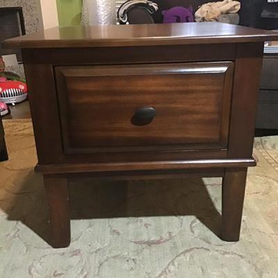 Wooden End Table - READ