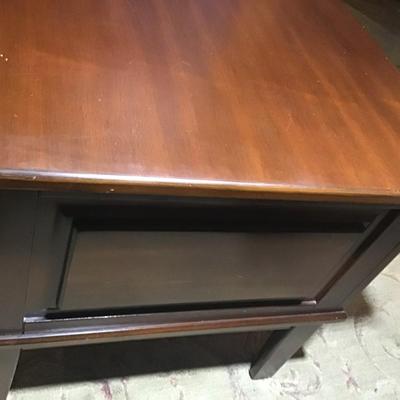 Wooden End Table - READ
