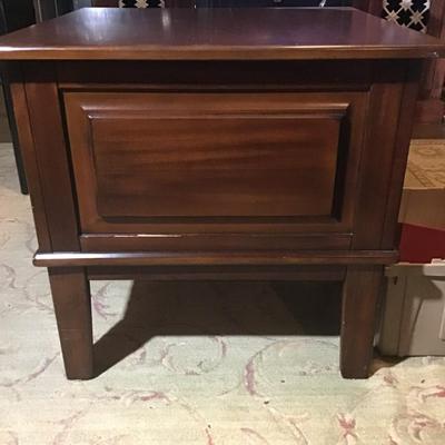 Wooden End Table - READ