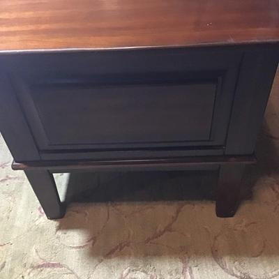 Wooden End Table - READ