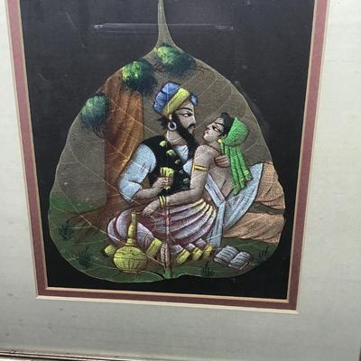 Vintage Leaf Painting