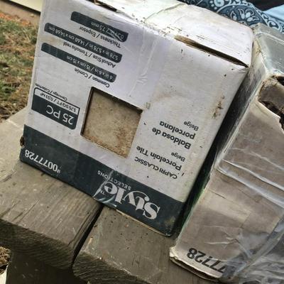 2 Boxes of 6x6 tile