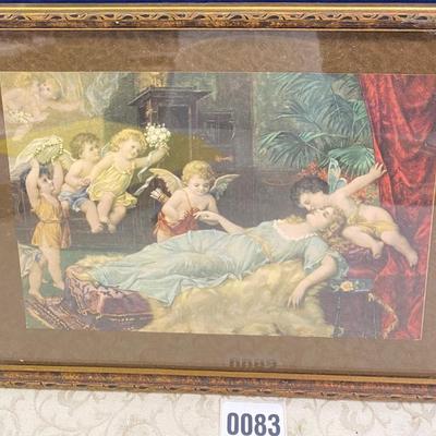 Wedding Nuptials Picture in Frame