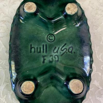 Hull USA Planter and Plate