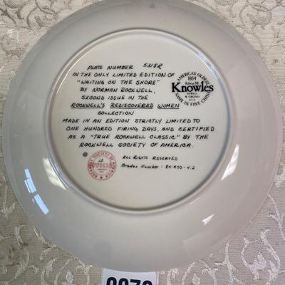 Norman Rockwell Plate
