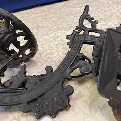Vintage Cast Iron wall Mount Electric Lamp