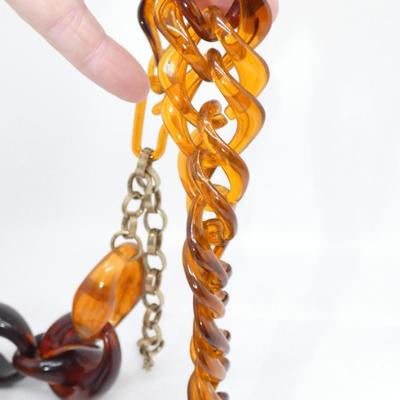 Amber colored Plastic Belt