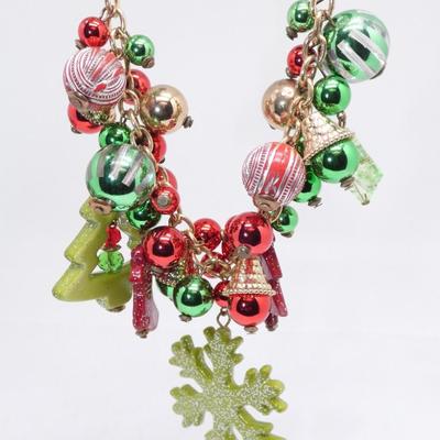 Festive Statement Christmas Necklace