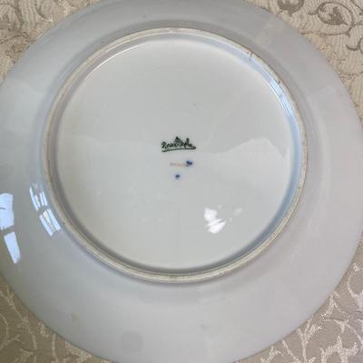 Vintage porcelain Antique  Theme with Blue Border
