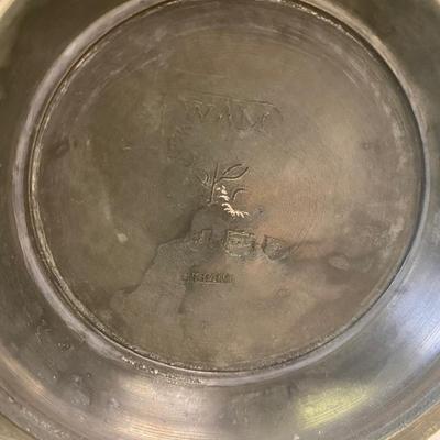 Vintage English Pewter 18 oz Lidded Tankard Mug
