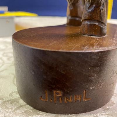 Vintage J. Pinal Hand Carved Horse