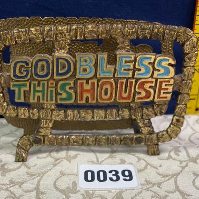 God Bless this House Napkin Holder