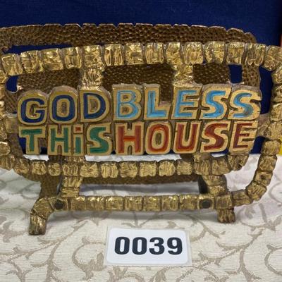 God Bless this House Napkin Holder