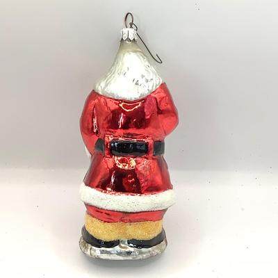 1618 Christopher Radko 1994 Checking it Twice Glass Ornament