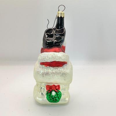 1622 Christopher Radko 1996 Bottoms Up Glass Ornament