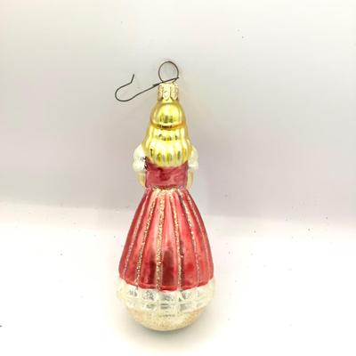 0002 Christopher Radko Numbered Girl with Umbrella Glass Ornament