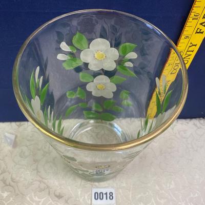 10â€  Vintage Dogwood Vase