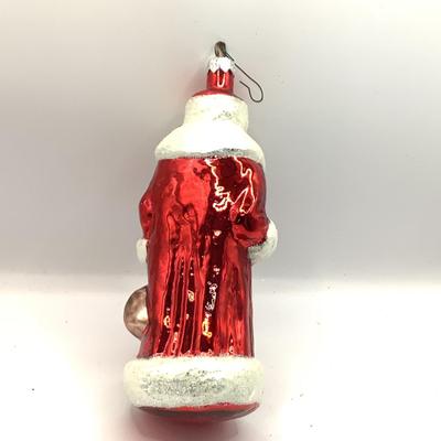 1630 Christopher Radko 1991 Russian Santa Glass Ornament